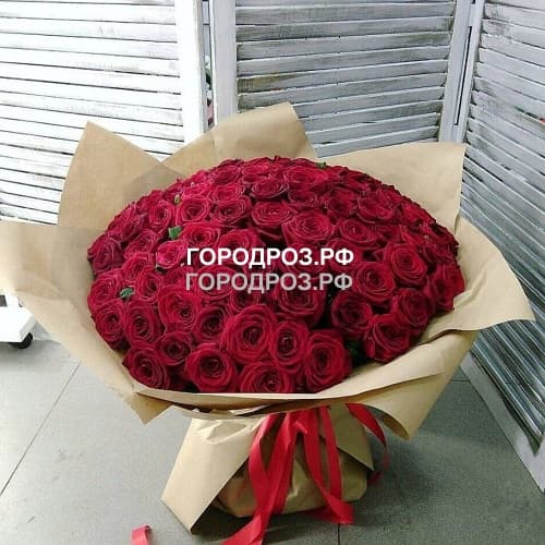 Букет из 101 красной розы