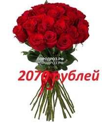 Букет из 23 красных роз