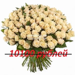 Букет из 101 нежно-розовой розы