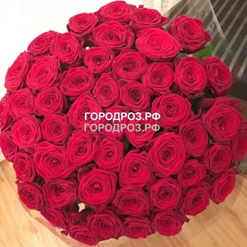 Букет из 41 красной розы